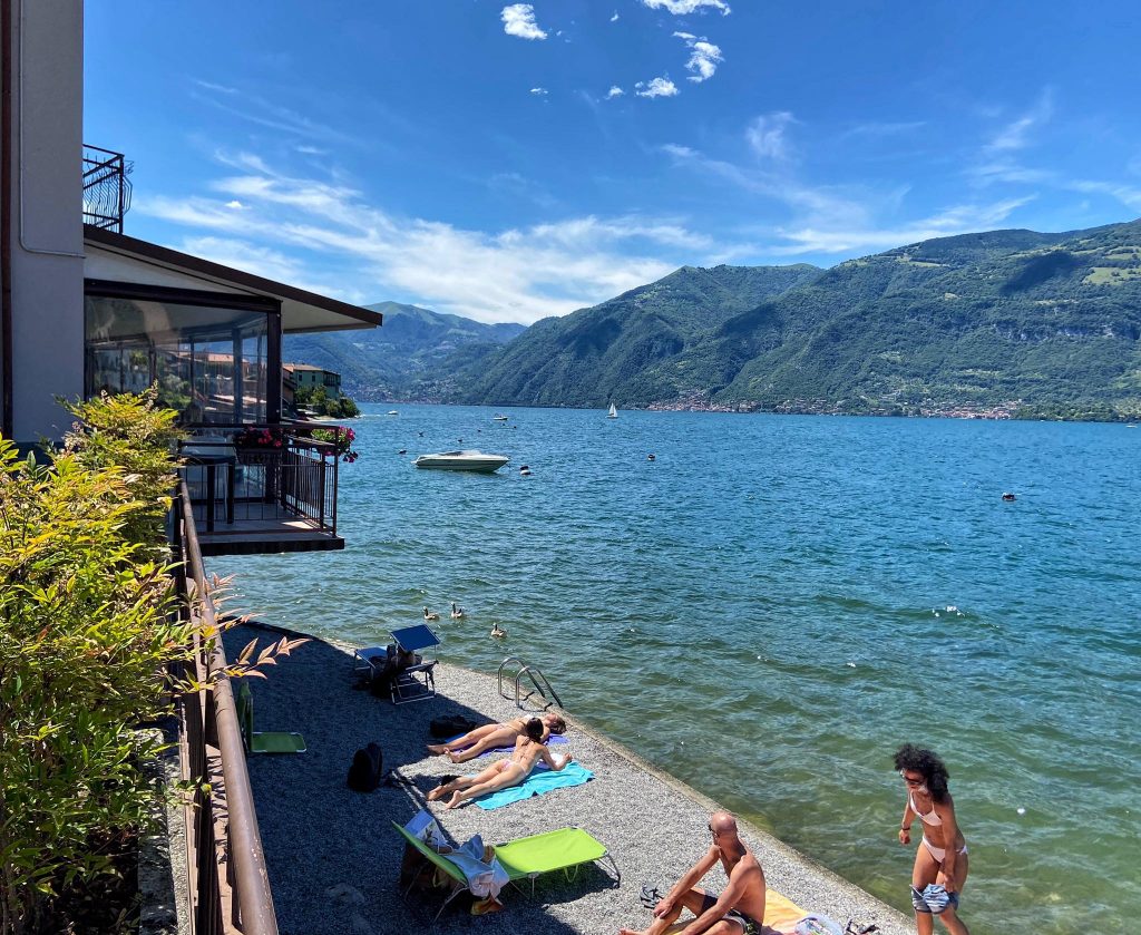 Jezioro we Włoszech